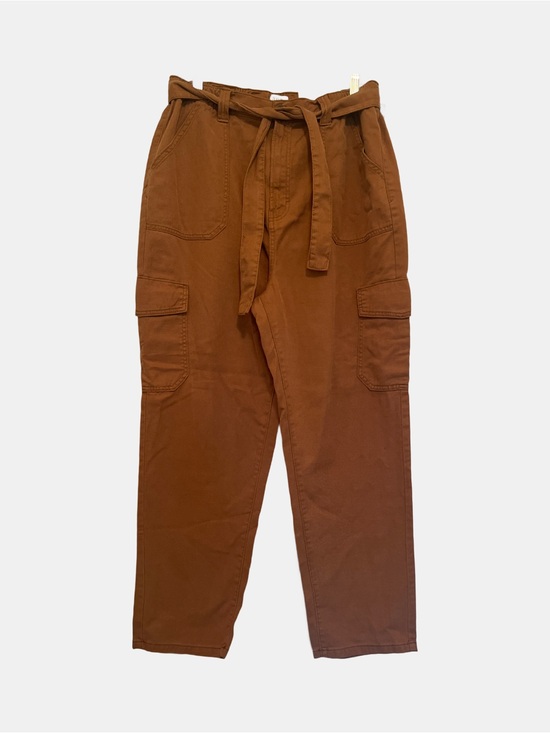 a.n.a Pants - A.n.a Brown Highest Rise Tapered Belted Cargo Pants Women Size 14